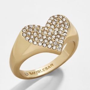 NWT Baublebar Gemma heart pinky ring - Size 2